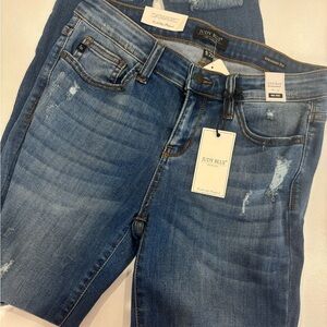 Judy Blue Women's Classic Blue Straight Leg Jeans